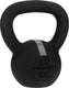 Avento kettlebell - 10 kg - gietijzer - zwart grijs