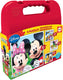 Educa - disney - mickey mouse - set van 4 puzzels - vanaf 12 jaar - 25 stukjes - sinterklaas cadeautjes