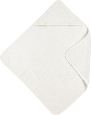Meyco baby uni badcape - badstof - offwhite - 75x75cm