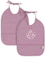 Trixie slabbetje set - afwasbaar 2-pack mrs. peacock baby slabben.