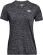 Under armour tech ssc - twist dames sportshirt - zwart - wit