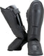 Super pro combat gear lederen scheenbeschermer guardian grijs medium