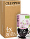 Clipper - biologische thee - zen again - citroengras eucalyptus - 4 x 20 theezakjes