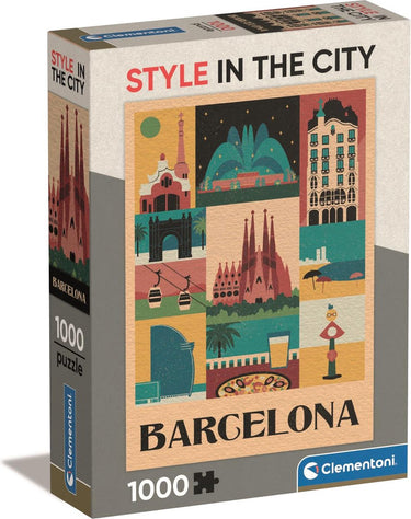 Clementoni - puzzel - 1000 stukjes - barcelona - puzzel voor volwassenen