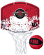 Wilson team mini hoop nba rockets set met bal en mini basket veelkleurig