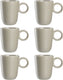 Leonardo roma mok 400ml beige - set 6