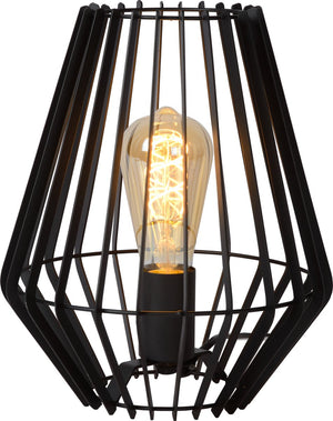 Lucide reda - tafellamp - 1xe27 - zwart