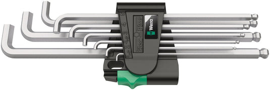 Wera 950 pkls 9 sm sb stifsleutelset, metrisch, verchroomd, 9 -delig - 1 stuk(s) - 05073594001