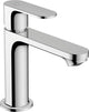 Hansgrohe rebris s - wastafelmengkraan - ééngreeps bediening - coolstart energiebesparend - met trekwaste - 110mm maat - chroom