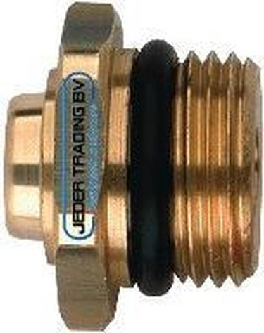 Kemper zuurstof cilinder verloop adapter m24x2 - m10x1 587