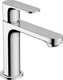 Hansgrohe rebris s - wastafelmengkraan - ééngreeps bediening - coolstart energiebesparend - ecosmart+ waterbesparend - met trekwaste - 110mm maat - chroom