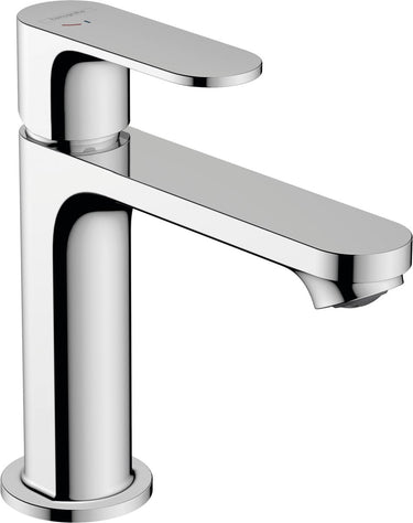 Hansgrohe rebris s - wastafelmengkraan - ééngreeps bediening - coolstart energiebesparend - zonder waste - 110mm maat - chroom