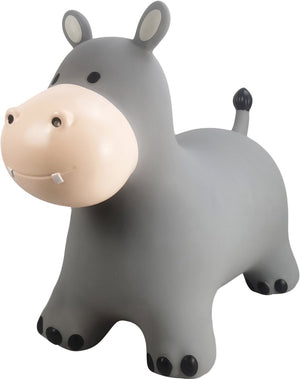 Find that hippo springdier - nijlpaard holger - inclusief pomp - magisch springdier - motoriek en fantasiespel - 2 jaar