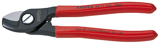 Knipex kabelschaar met kunststof bekleed 165 mm - 9511165