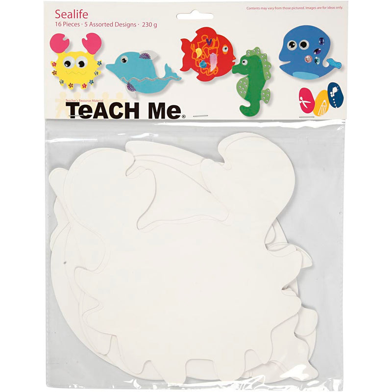Load image into Gallery viewer, Https: www.cchobby.nl zeedieren-h-18-5-26-cm-b-15-29-cm-230-gr-wit-16-stuk-1-doos
