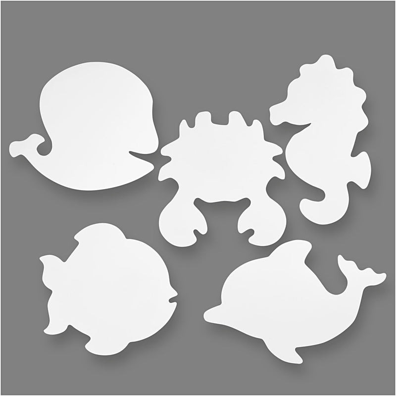 Load image into Gallery viewer, Https: www.cchobby.nl zeedieren-h-18-5-26-cm-b-15-29-cm-230-gr-wit-16-stuk-1-doos
