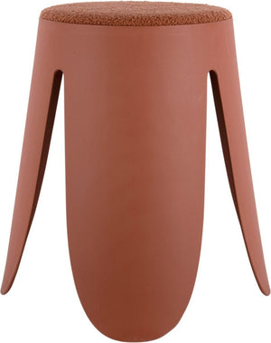 Leitmotiv kruk savor - oranje - ø44cm - modern