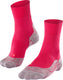 Falke ru4 anti-blaar katoen functioneel materiaal hardloopsokken dames rood - maat 37-38