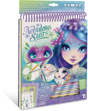 Nebulous stars -creatief schetsboek -nenuphia - tekenen en kleuren