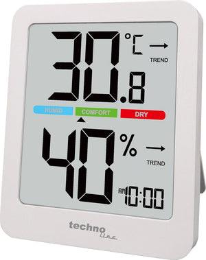 Technoline thermometer - ws 9456 - 81x98x15mm - wit - tl-ws9456