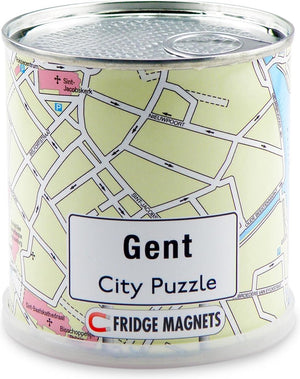City puzzle gent - puzzel - magnetisch - 100 puzzelstukjes