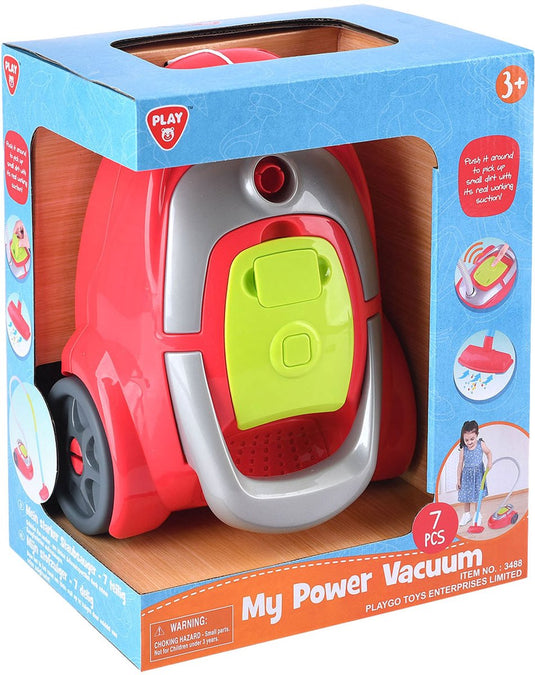 Playgo play speelgoed stofzuiger - interactief kinderspeelgoed met accessoires.