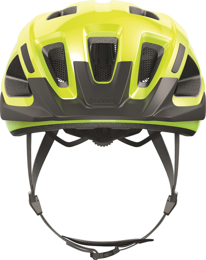 Afbeelding laden in galerijviewer, Abus fietshelm aduro 3.0 signal yellow s - 51-55 cm - geel - geschikt voor gebruik op elektrische fietsen - stadsfietsen - 280 g
