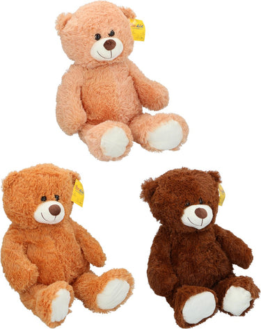 Sunkid knuffelbeer - 70 cm - teddybeer knuffel voor baby en kind - zachte pluche beer - knuffelbeertje speelgoed - assorti - 1 willekeurige kleur