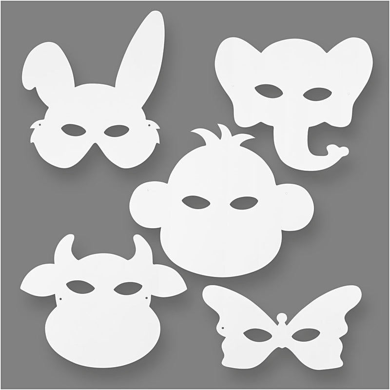 Afbeelding laden in galerijviewer, Creotime knutsel maskers dieren, 16st.
