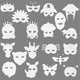 Http: www.cchobby.nl maskers-64-stuk-1-doos