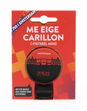 Busch muller fietsbel mirage - amsterdam 750 - silhouet mokum