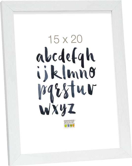 Deknudt frames fotolijst - wit - s44cf1 - voor foto: 15x20 cm