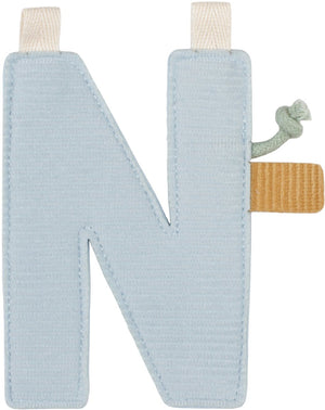 Little dutch slinger element - letter n - blauw
