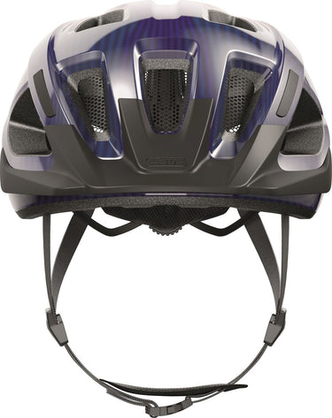Abus fietshelm aduro 3.0 purple waves l - 58-62 cm - paars - geschikt voor gebruik op elektrische fietsen - stadsfietsen - 320 g