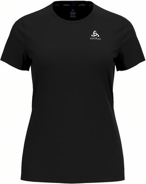 Odlo essential flyer hardloopshirt - vrouwen - zwart - m