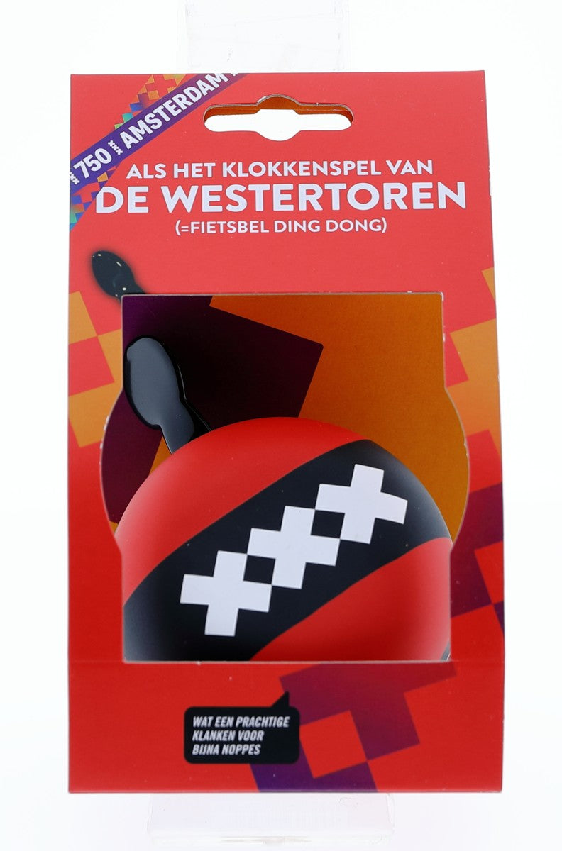 Load image into Gallery viewer, Busch muller fietsbel mirage - amsterdam 750 - xxx westertoren
