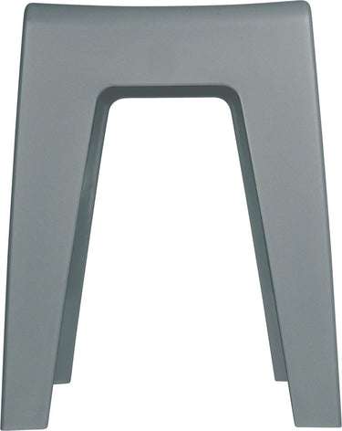Wenko badkamerkruk kumba in grijs kunststof b38 x h47 x d32cm - douchekruk - douchezitje - douchestoel - belastbaarheid max. 120 kg