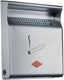 Wesco wandasbak | 15 liter | metaal - zilver | buitenasbak wand - made in germany