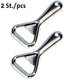 Westmark 2 flesopeners capsulelifters voor flessen met kroonkurken, staal metaal, zilver, 10942270
