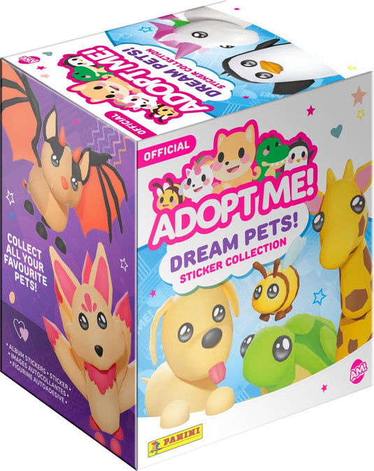 Panini adopt me! on roblox stickers box (36) trading cards