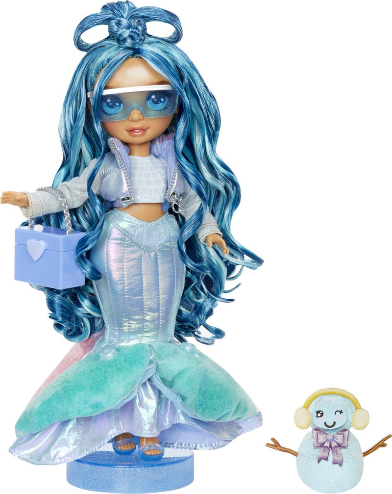 Chargez l'image dans la visionneuse de la galerie, Rainbow high winter wonderland pop - skyler (blauw)
