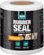 Bison rubber seal textielband - afdichten beschermen en repareren, textieltape 10 cm x 10 m, werkt goed met rubber seal, oppervlakken waterdicht maken
