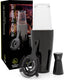 Leopold vienna - cocktail set boston rvs zwart (cocktail shaker, pipet, strainer) moederdag giftset