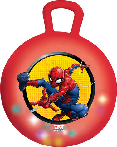 Lexibook spider-man elektronische opblaasbare skippybal 18' 45cm