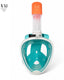 X10 snorkelmasker - duikbril - snorkel - snorkelset - full face masker - volwassenen - turquoise - l xl
