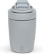 Leopold vienna - koffiebeker rvs thermosfles to go beker moshi - grijs - 350ml