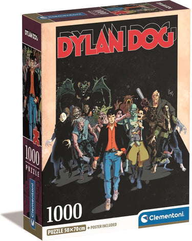 Clementoni - puzzel - 1000 stukjes - dylan dog - puzzel voor volwassenen