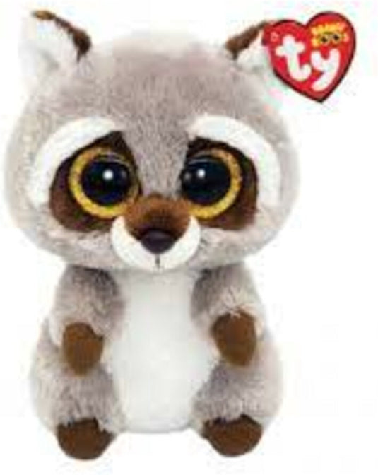Ty - knuffel - beanie boos - oakie racoon 15cm
