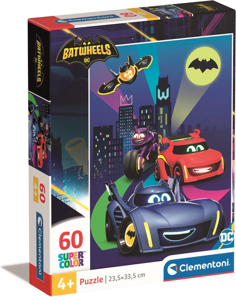 Afbeelding laden in galerijviewer, Clementoni legpuzzel super color batwheels, 60st.
