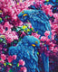 Diamond dotz® diamond dotz blauwe papegaaien - diamond painting - 8.982 dotz - 52x42 cm